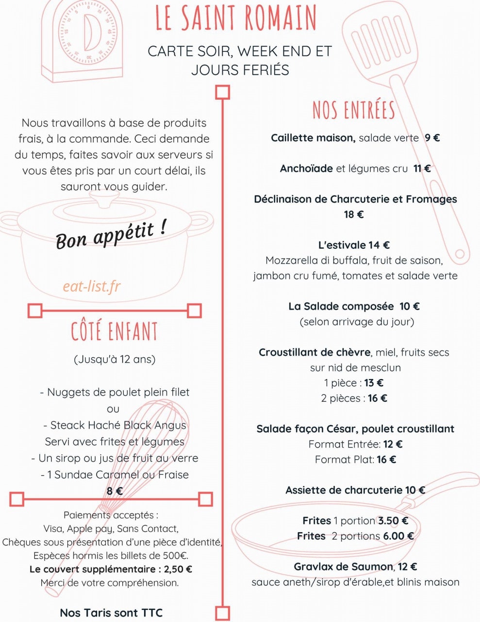 Le Saint Romain — carte page 1