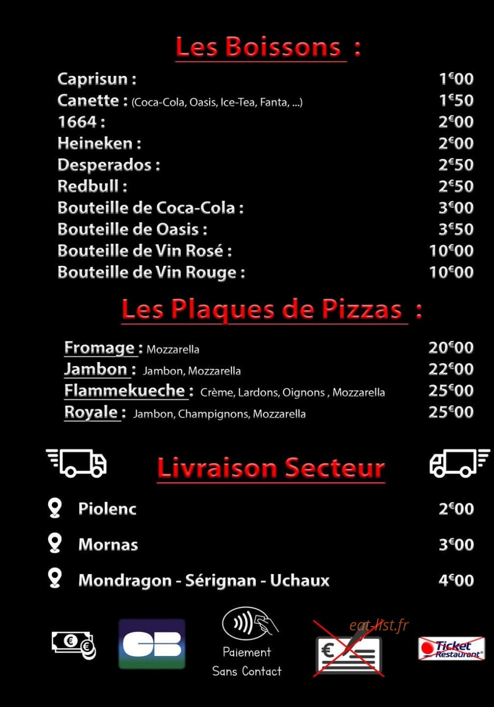 Chez Mama — carte page 4