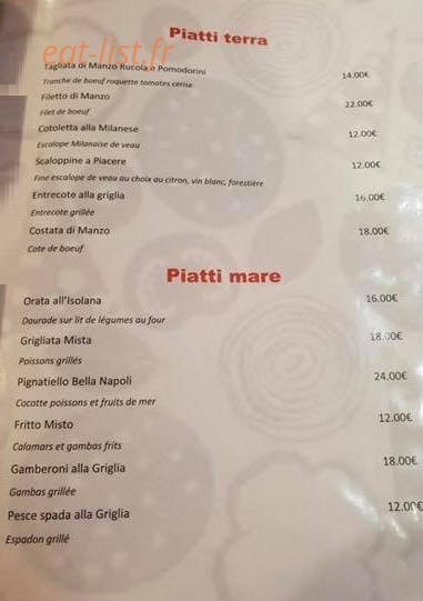 La Bella Napoli — carte page 7