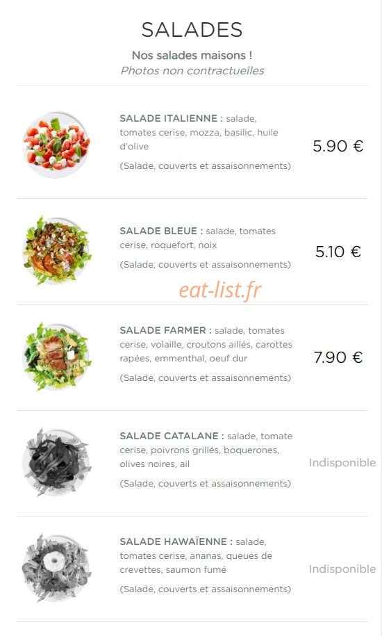 Burger&Buns — carte page 7