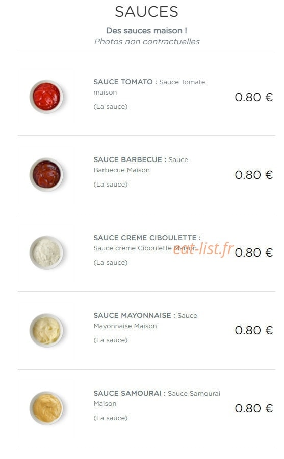 Burger&Buns — carte page 10