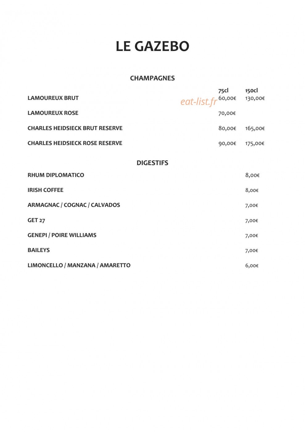 Le Gazebo — carte page 5