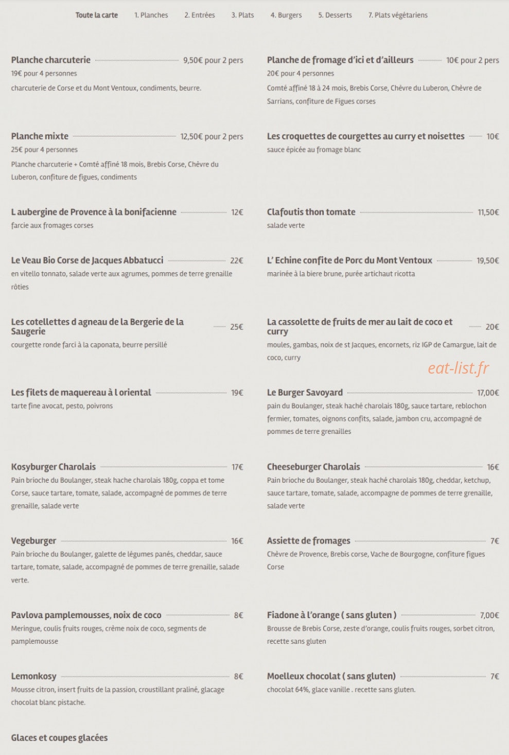Le Kosy — carte page 1