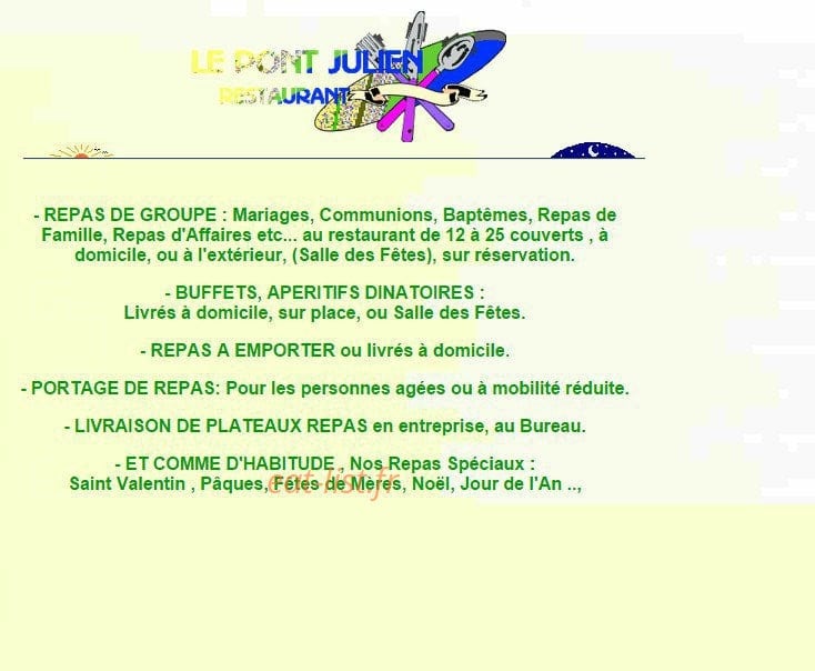 Le Pont Julien — carte page 2