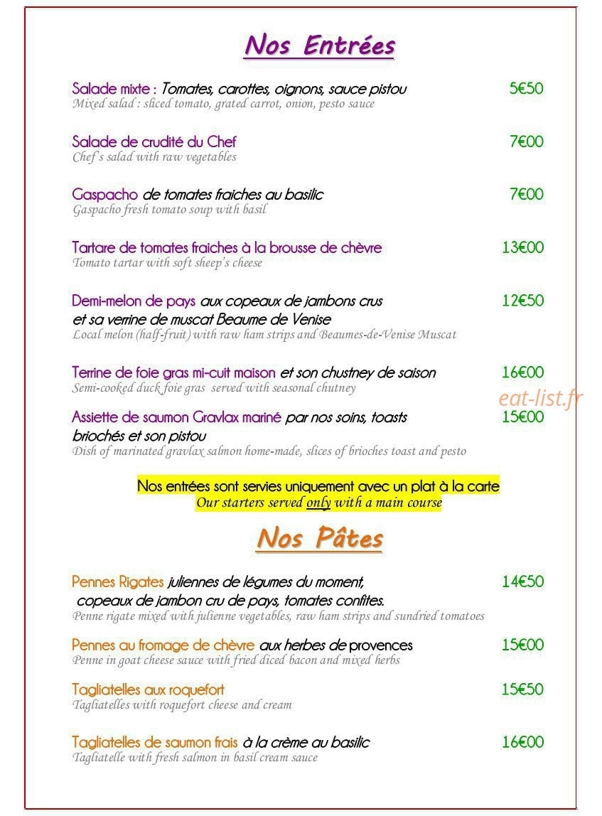 Le Saint André — carte page 3