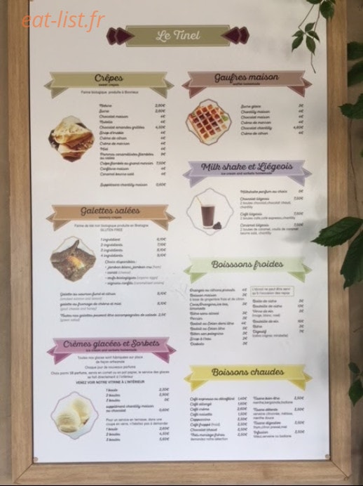 Le Tinel — carte page 1