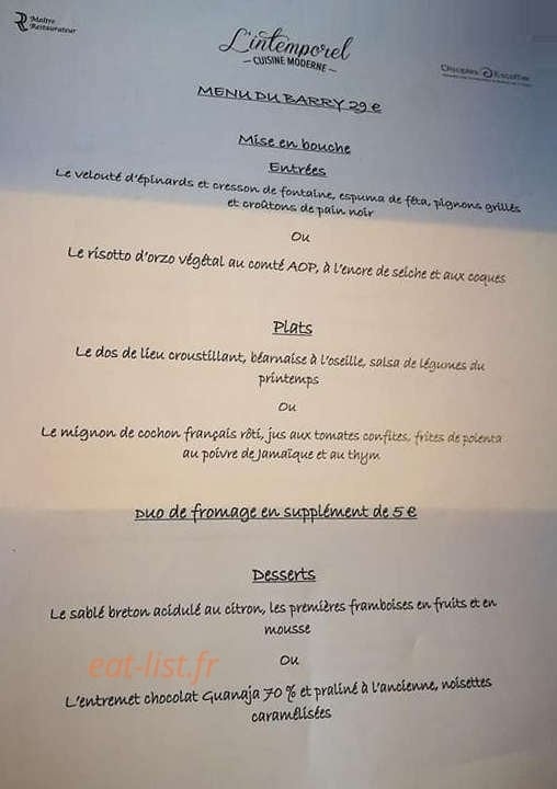 L'intemporel — carte page 3
