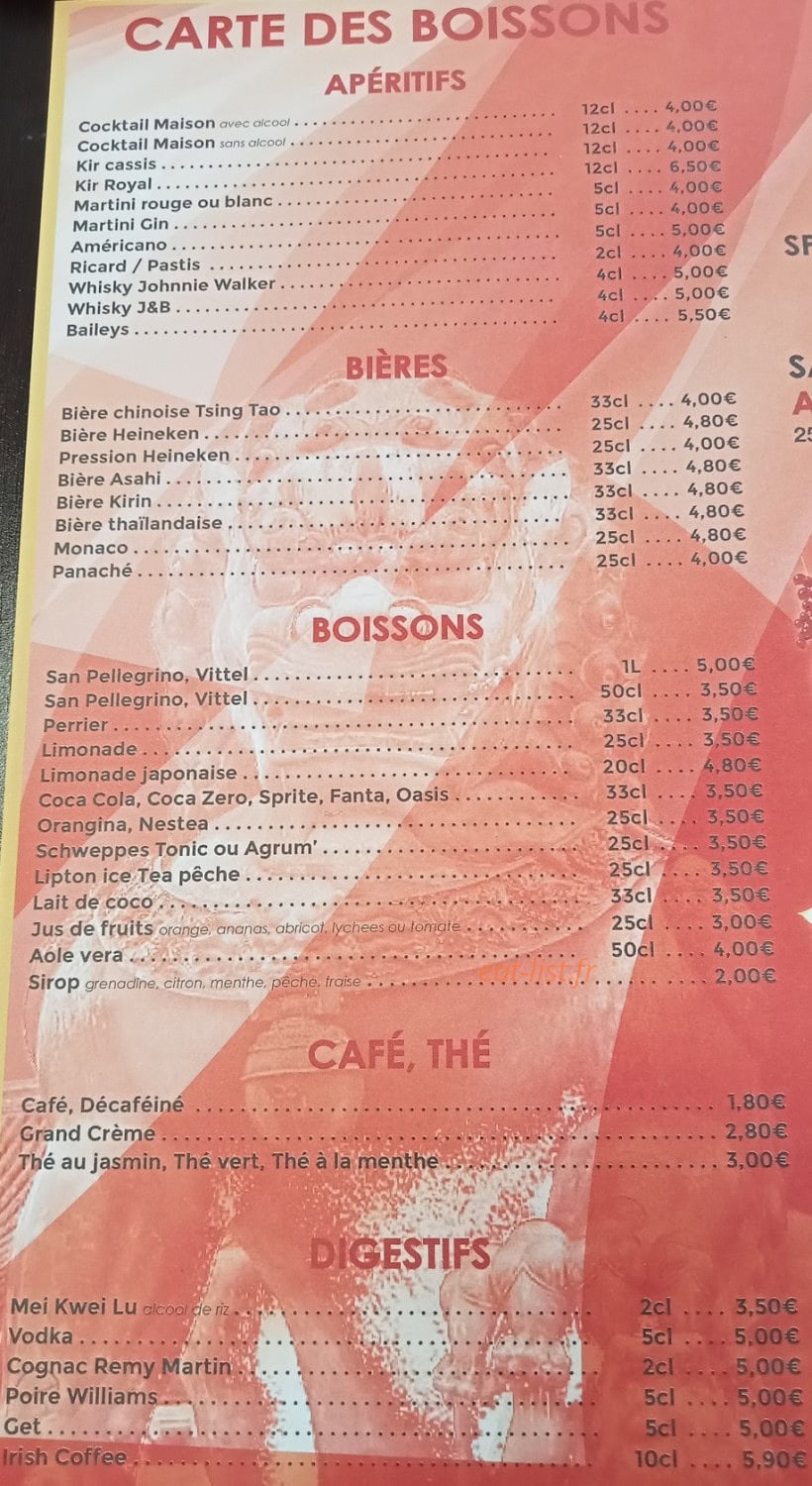 Les Saveurs Gourmandes — carte page 3