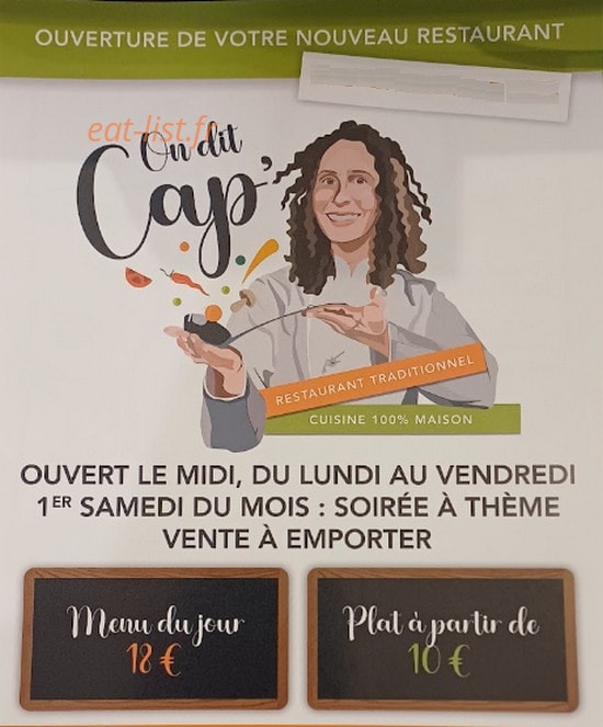 On Dit Cap' — carte page 1