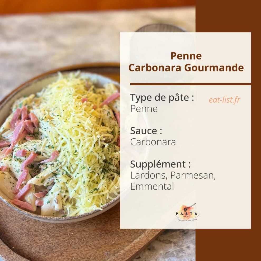 Pasta Home — carte page 2