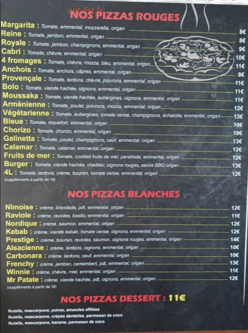 Sur Le Pouce — carte page 1