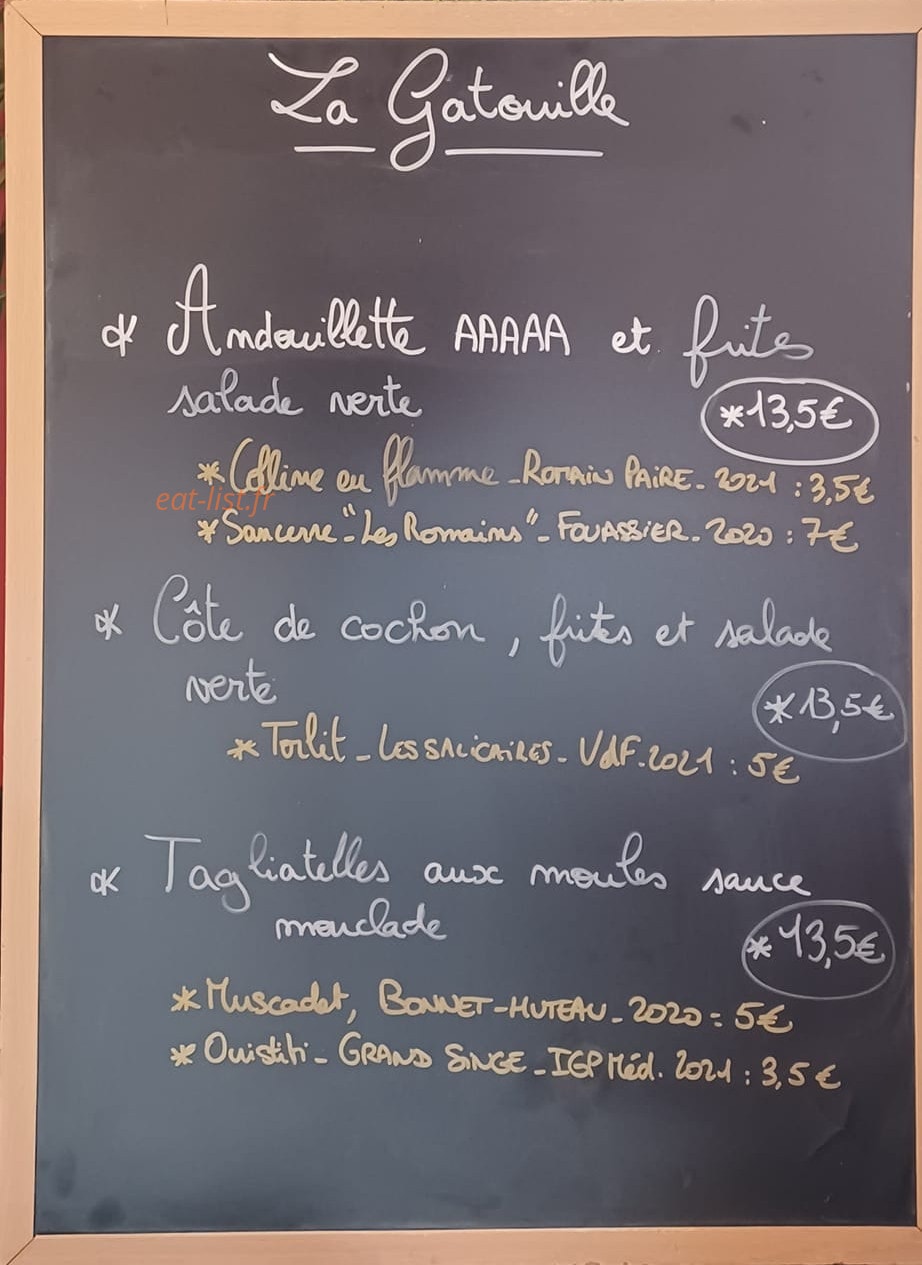 La Gatouille — carte page 1