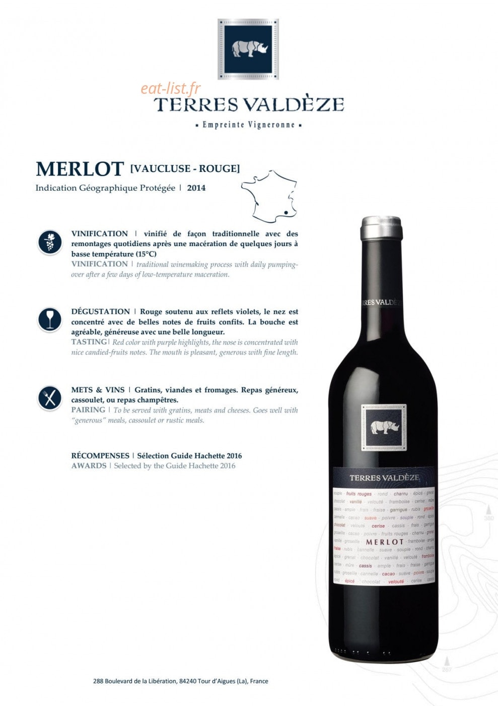 Auberge la bastide neuve — carte page 13