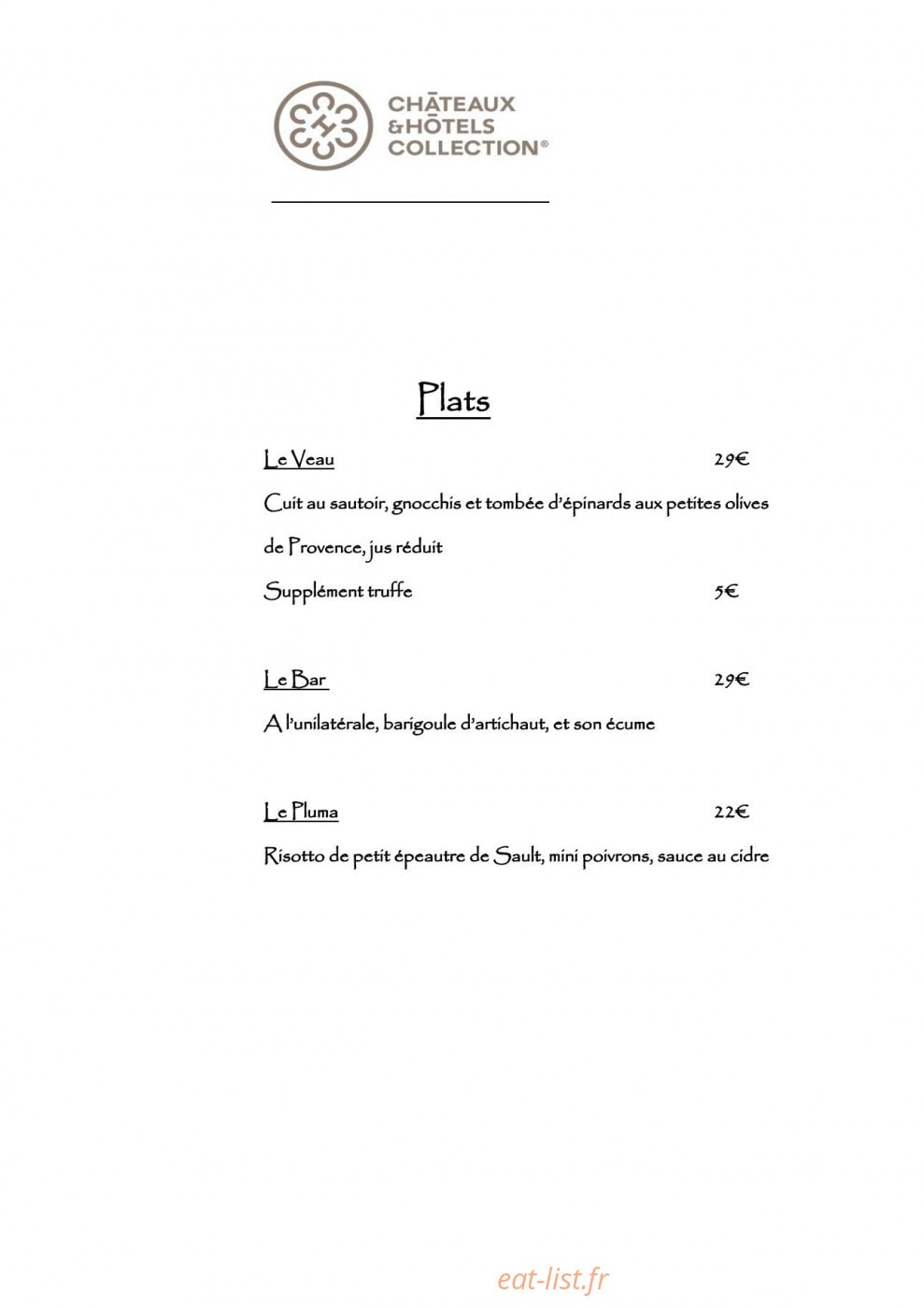 Le Roy Soleil — carte page 2