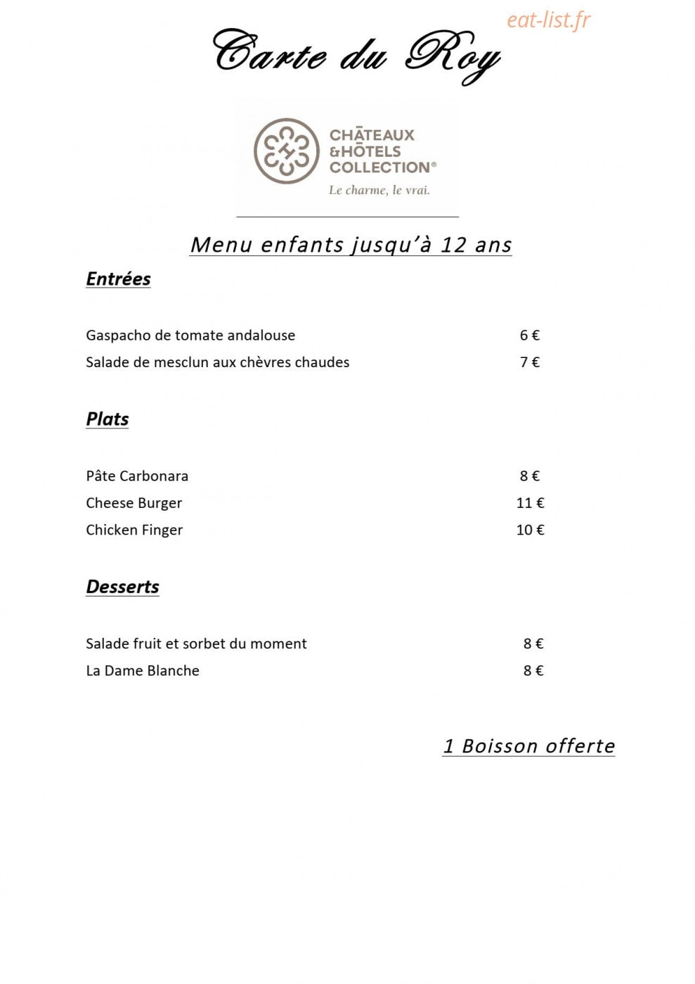 Le Roy Soleil — carte page 6