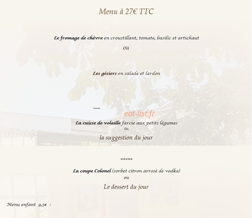 La ferme du pezet — carte page 2