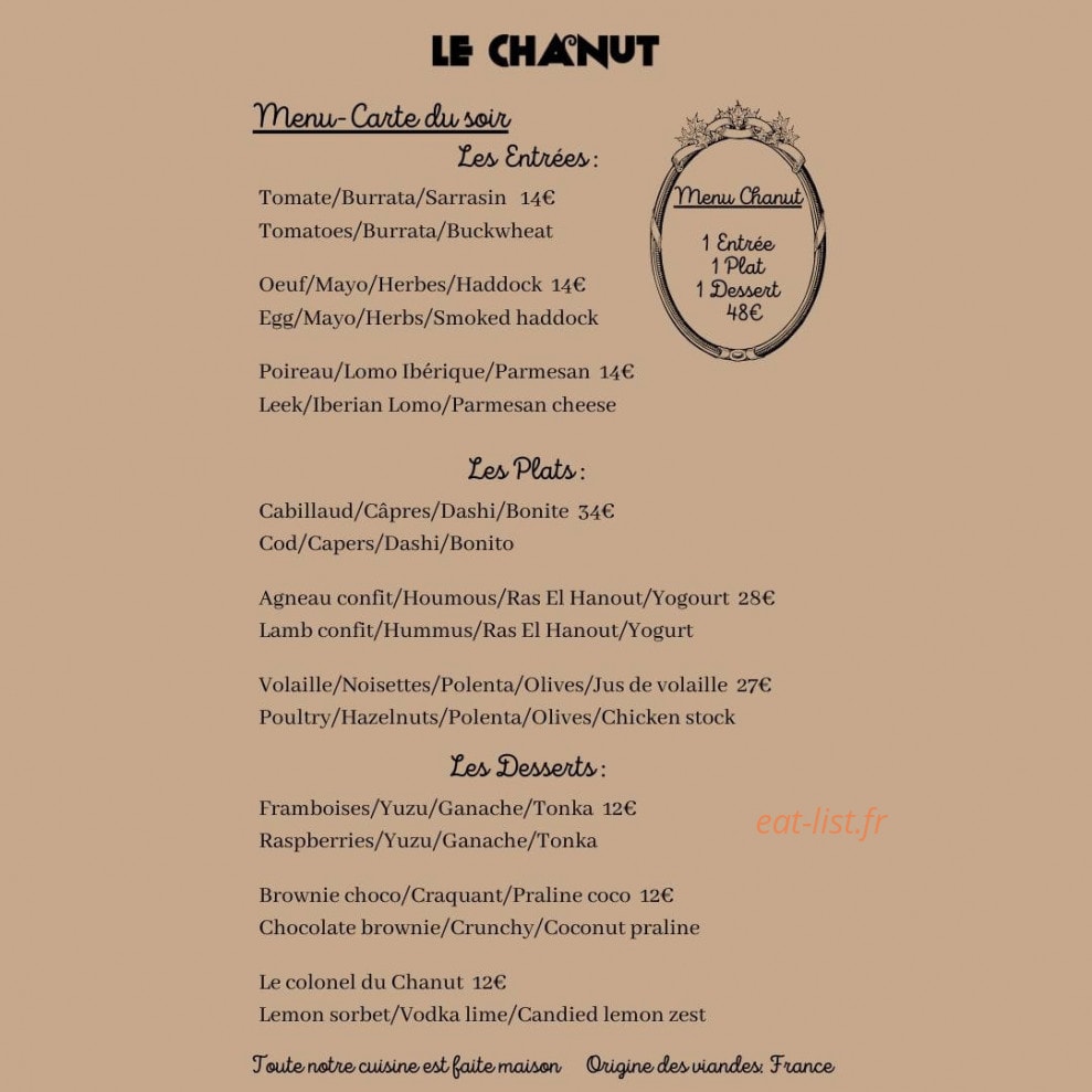 Le Chanut — carte page 2