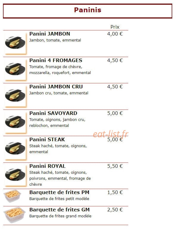 PizzasCom — carte page 2
