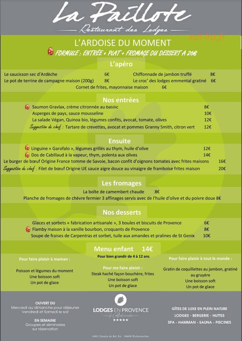 Lodges en Provence — carte page 1