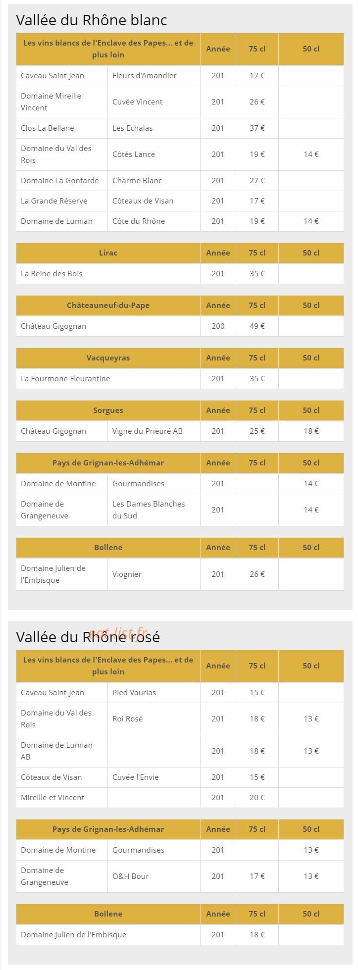 Au delice de provence — carte page 4