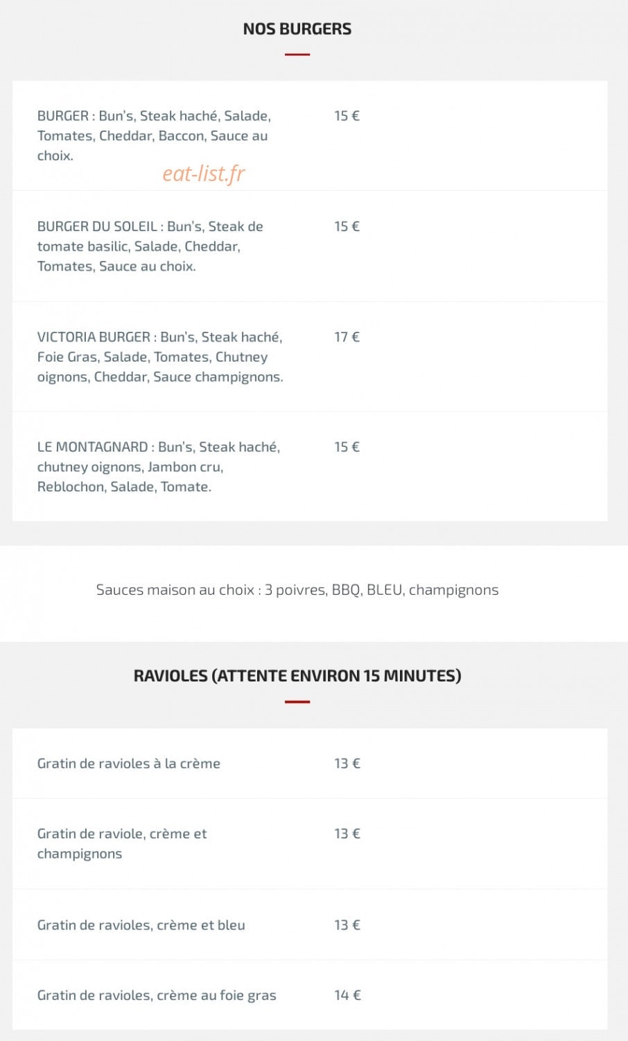 Le Victoria — carte page 2