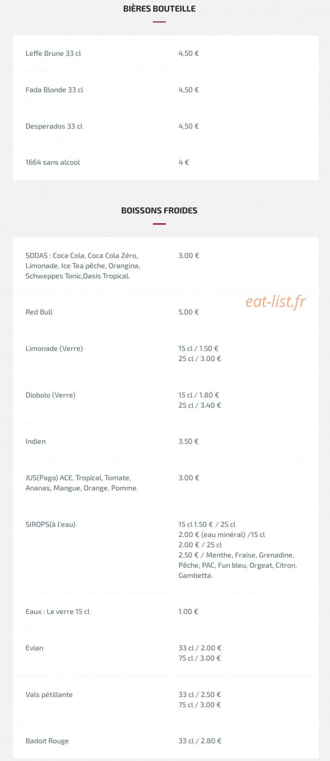Le Victoria — carte page 6