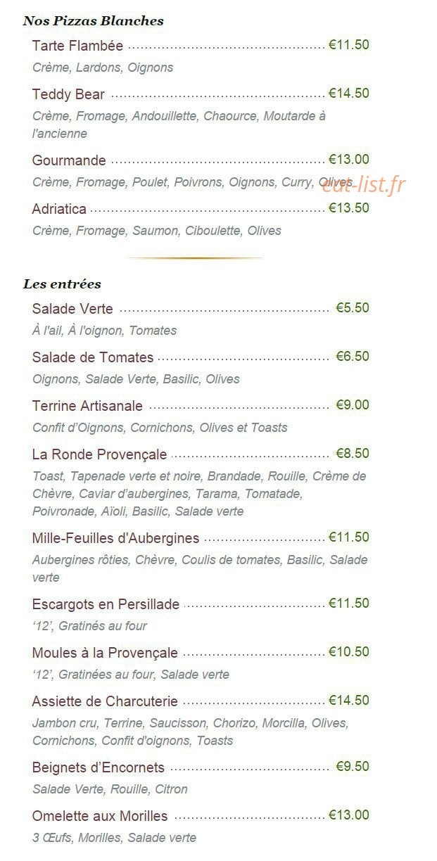 La Bergerie — carte page 2