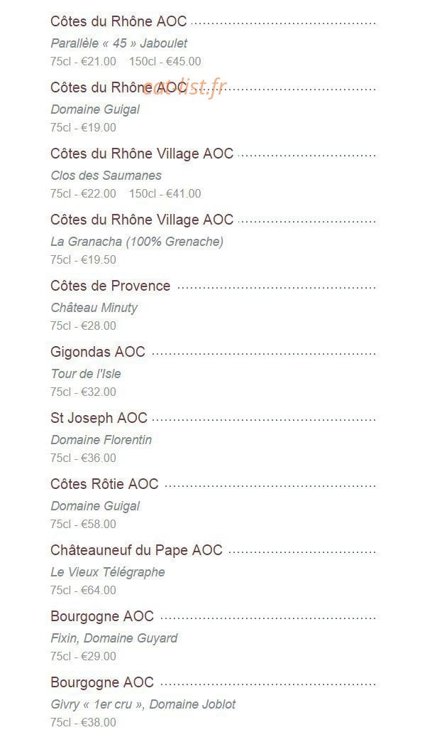 La Bergerie — carte page 9