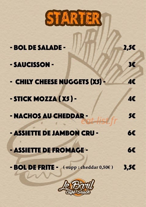 Le Baril — carte page 2
