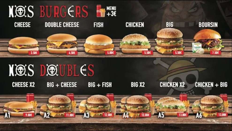 Carte et menu de Ar Food à Sorgues — Burgers