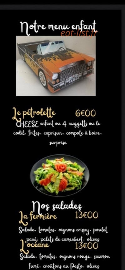 Diamant burgers — carte page 6