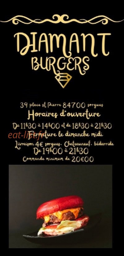 Diamant burgers — carte page 2