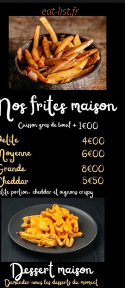 Diamant burgers — carte page 4