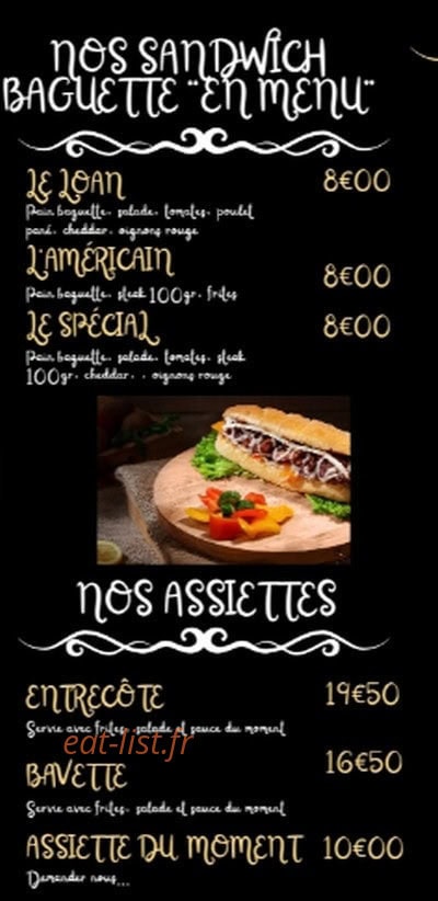 Diamant burgers — carte page 1