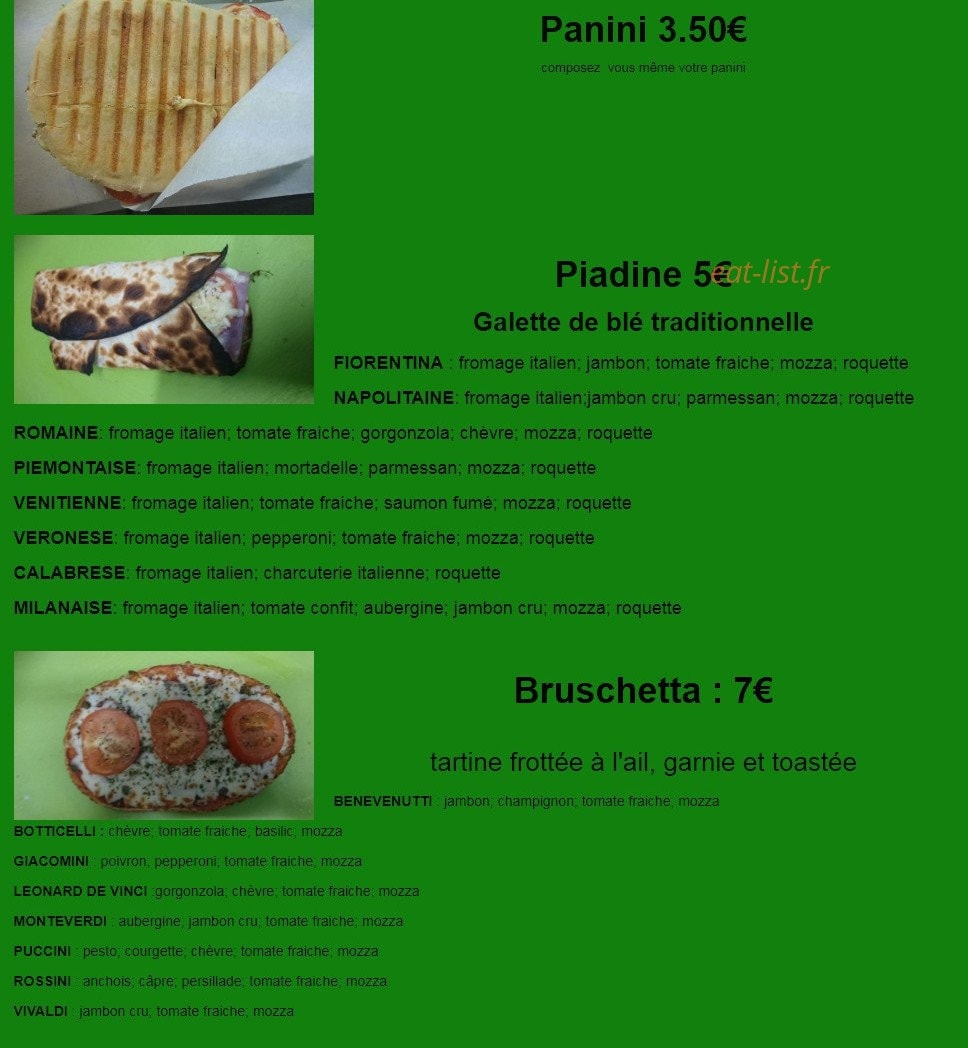 L'eat Aliano — carte page 4