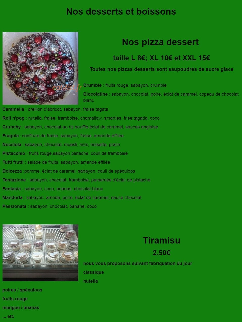 L'eat Aliano — carte page 6