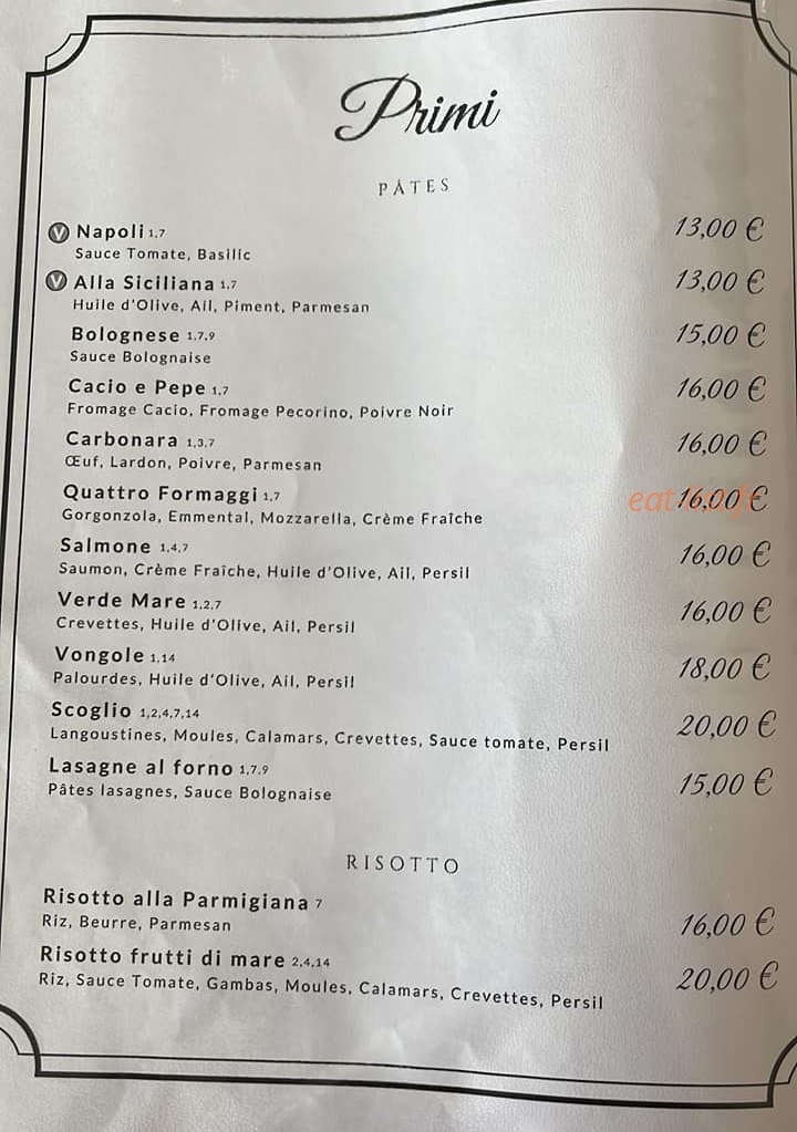La Dolce Vita Da Bruno — carte page 6