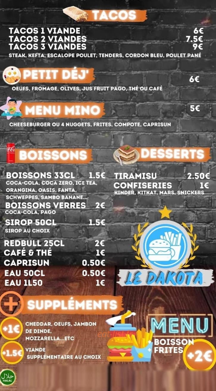 Le Dakota — carte page 2