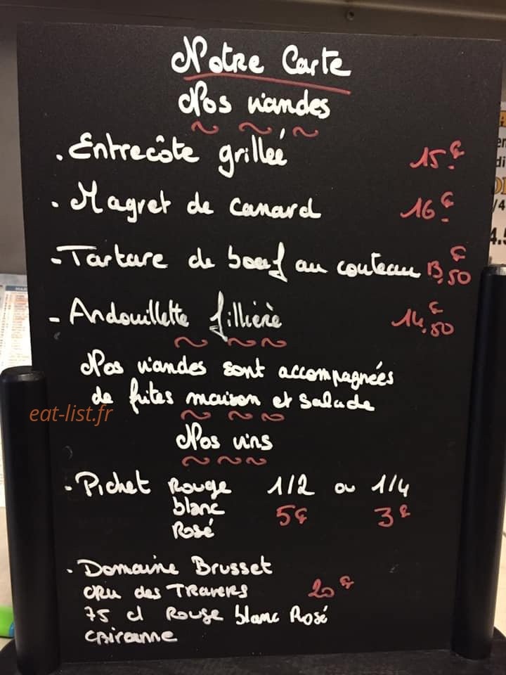 Le Casino — carte page 1