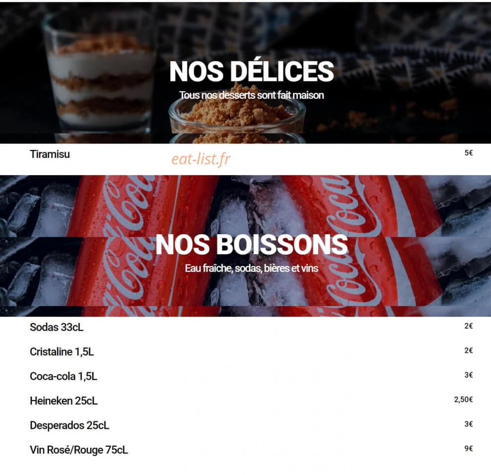Pizza Medes — carte page 2