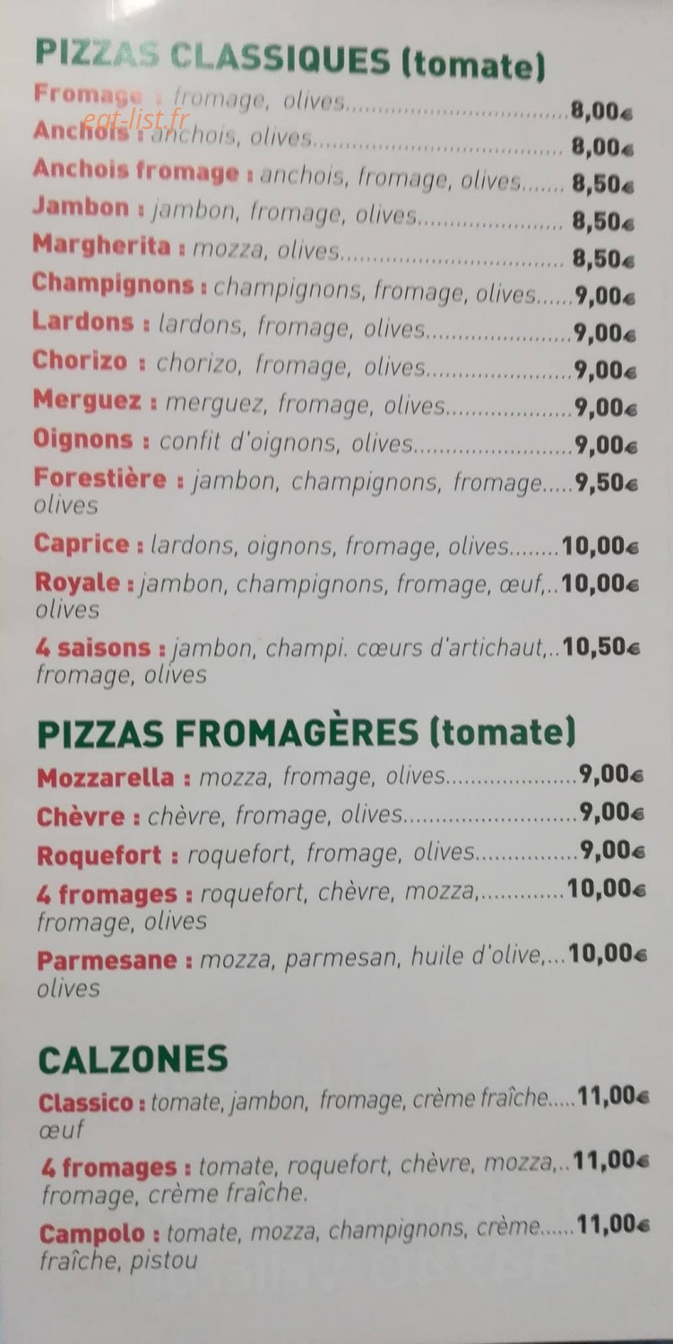 Pizza Vellano — carte page 3