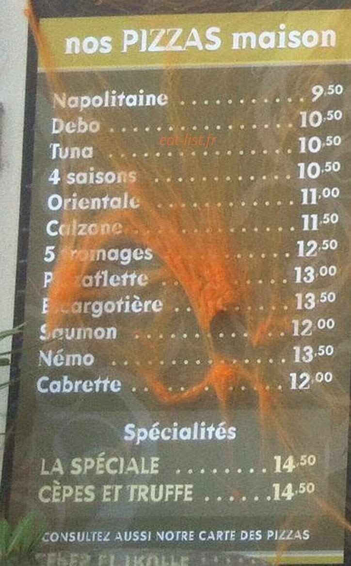 Au Fil de L'eau — carte page 1