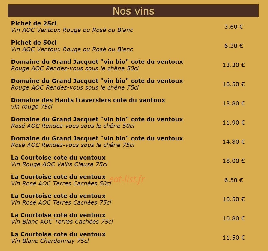 Creperie La Flourdiliz — carte page 5