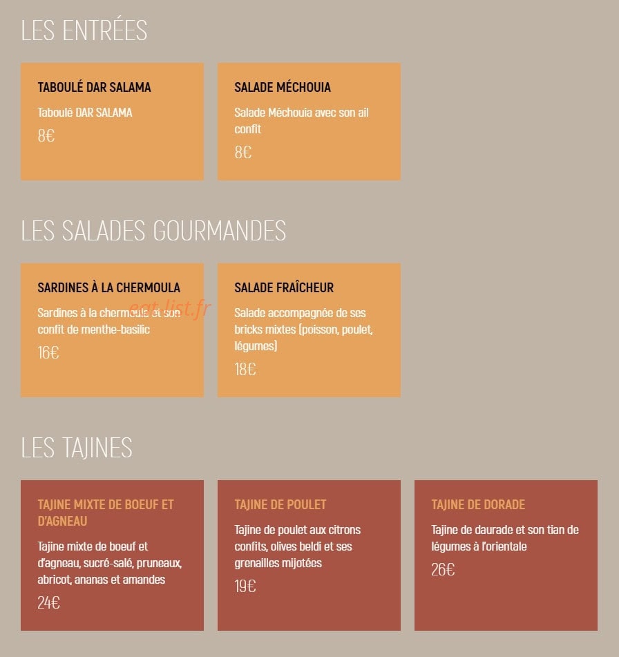 Dar Salama — carte page 1