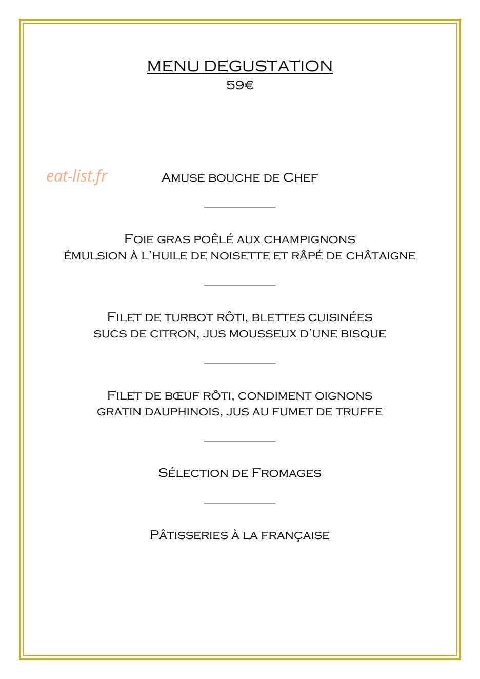 Grand Hôtel Henri — carte page 5