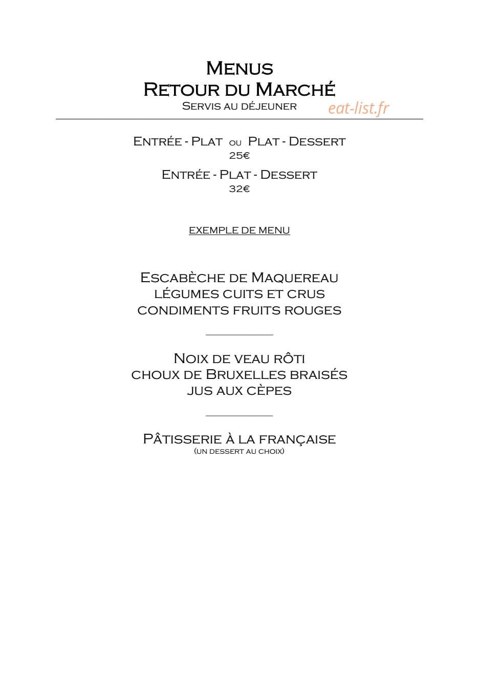 Grand Hôtel Henri — carte page 2