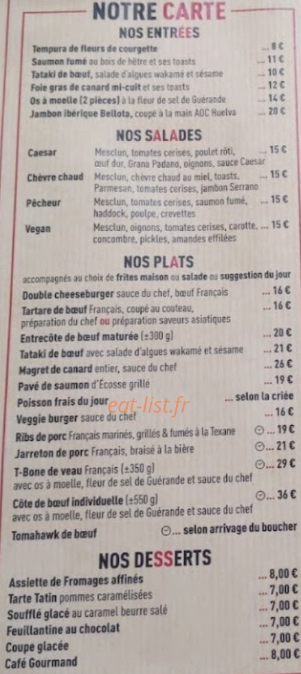 Hot & Cold — carte page 2