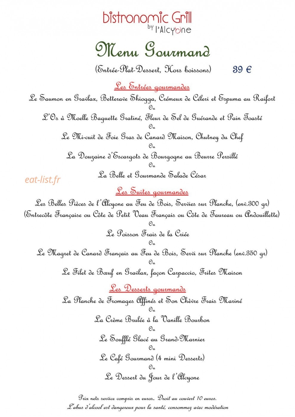 L'alcyone — carte page 1