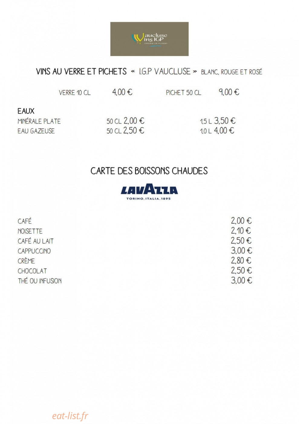 La Passerelle — carte page 6