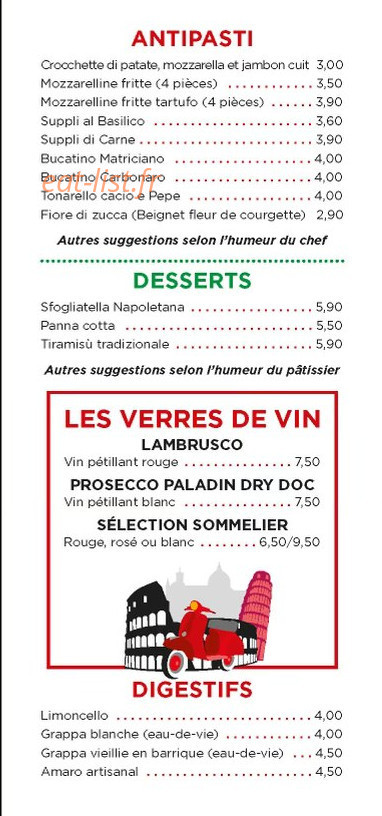 La Pinsa di Anton — carte page 4